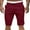 Wine, variant on AHTJRT Men's Classic Stretch Golf Shorts with Pockets for Casual Summer Wear Pink L