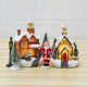 thumbnail image 3 of Christmas Mini House Kit Glowing Village Houses Set for DIY Crafts Ornament, 3 of 5