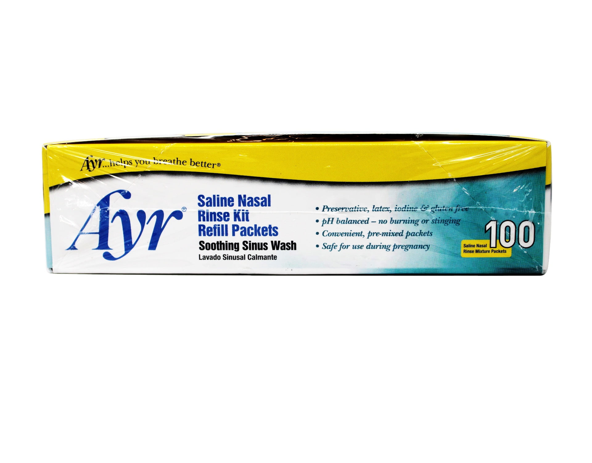 (2 pack) Ayr Sinus Rinse Kit Refill Packets - 100 Count