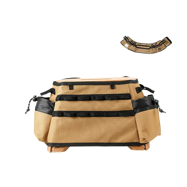 Chaises de Camping d'Extérieur, Sacs de Rangement en Plastique Sac de Rangement Multifonction pour Plaque de Cuisson d'Extérieur Sac de Rangement pour Poêle à Fond Plat Plateau de Friture Sac de Rangement Sac de Transport Portable pour le Camping Sac en Plastique de Rangement
