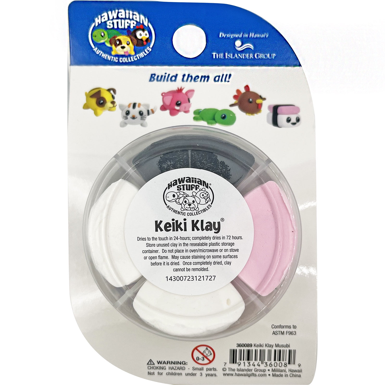 Hawaiian Collectible Keiki Klay Sammy Musubi