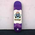 thumbnail image 2 of Yocaher Série Chimp Speak No Evil Planche à Roulettes Graphique – 7.75” Planche à Roulettes Deck Seulement – Violet, 2 of 4