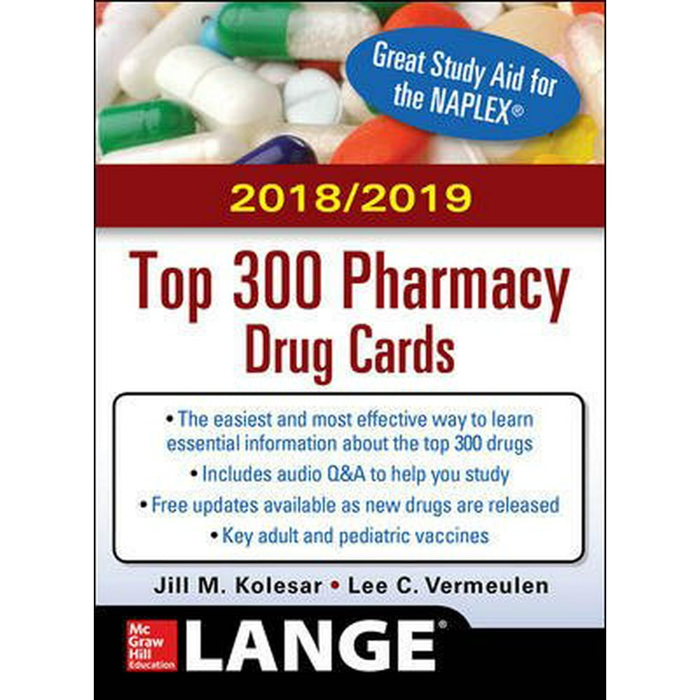 McGrawHill�s 2018/2019 Top 300 Pharmacy Drug Cards (Other) Walmart