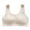 Beige, variant on Girls Bras with Padded Fixed Cup Seamless Wavy Edge Ice Silk Cooling Training Bra for Teen Big Kids Clavar N7 Embroidery Comfortable Breathable Girls Bras for 12-15 Years Blue