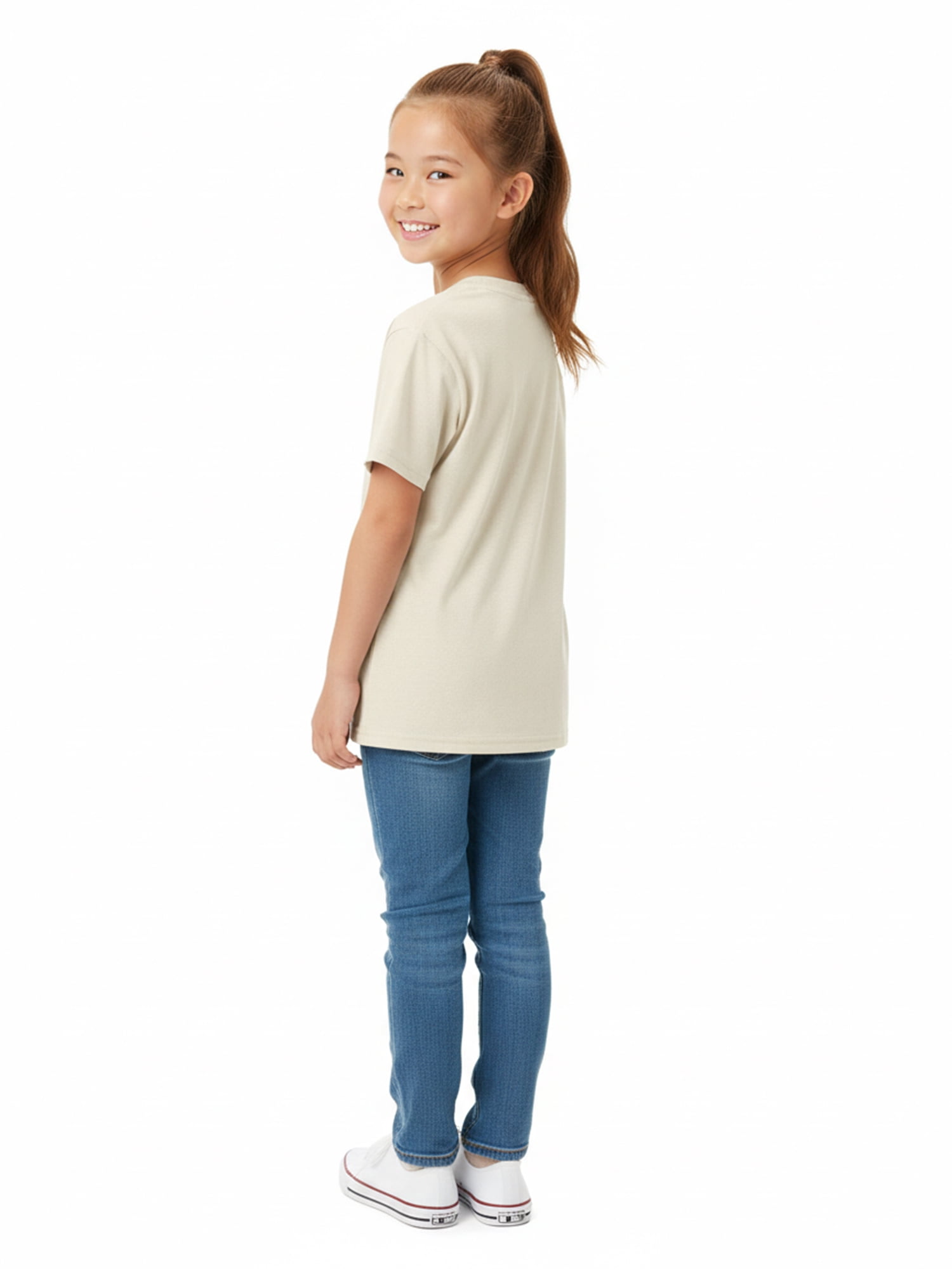 Wonder Nation Girls NYC Amusement Park Graphic Tee with Short Sleeves, Sizes 4-18