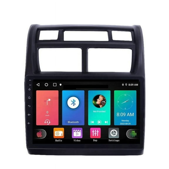 Torovo Car Stereo Compatible With Kia SPORTAGE 2007-2013 2 Din Radio GPS Navigation IPS Touch Screen Multimedia Player Support 4G Wifi Carplay SWC DSP Mirror Link BT(Size:4 core wifi 1G 16G)