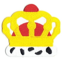 Kings Crown Iron On Patch
