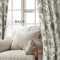 thumbnail image 4 of DriftAway Linen Floral Paisley Green Blackout Curtains for Living Room Bedroom 72 Inch Length 2 Panels Lined Grommet Window Drapes Thermal Farmhouse Country Jacobean Curtains Loden Green, 4 of 8