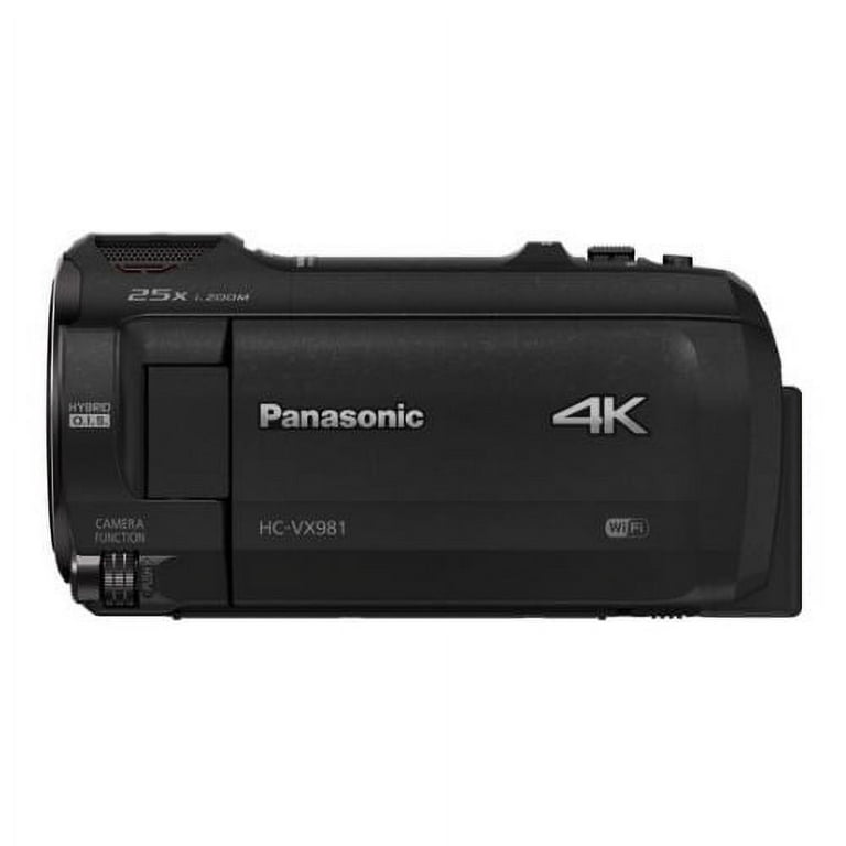 Panasonic HC-VX981K 4K Ultra HD Digital Video Camcorder with 64GB