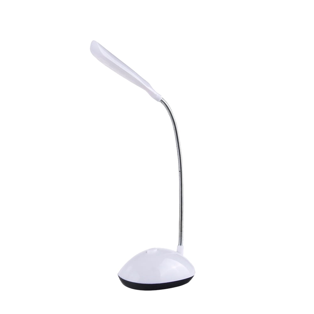 LEAQU LED Desk Lamp Battery Operated Table Lamp, Compact Portable lamp for Dorm Study Office Bedroom, Eye-Caring and Energy Saving