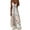 White, variant on Summer Dresses for Women 2024 Casual Floral Spaghetti Strap V Neck Casual Elegant Long Maxi Dress Boho Floral Dresses