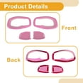 thumbnail image 4 of Cubierta de Tazón de Mango de Puerta Interior para Jeep Renegade 2015-2023 Marco de Decoración de Mango Interior Rosa ABS 4 Pcs, 4 of 6