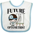 thumbnail image 3 of Inktastic Future Optometrist Eye Doctor Boys Baby Bib, 3 of 4