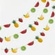thumbnail image 4 of KAKOWELY Preciosas banderas con temática de frutas de verano con purpurina para fiestas, baby shower, cumpleaños, fiestas, suministros y decoraciones., 4 of 4