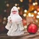 thumbnail image 5 of muñeca de Papá Noel juguete eléctrico Navidad Santa figura para regalo divertido hogar Blanco, 5 of 8