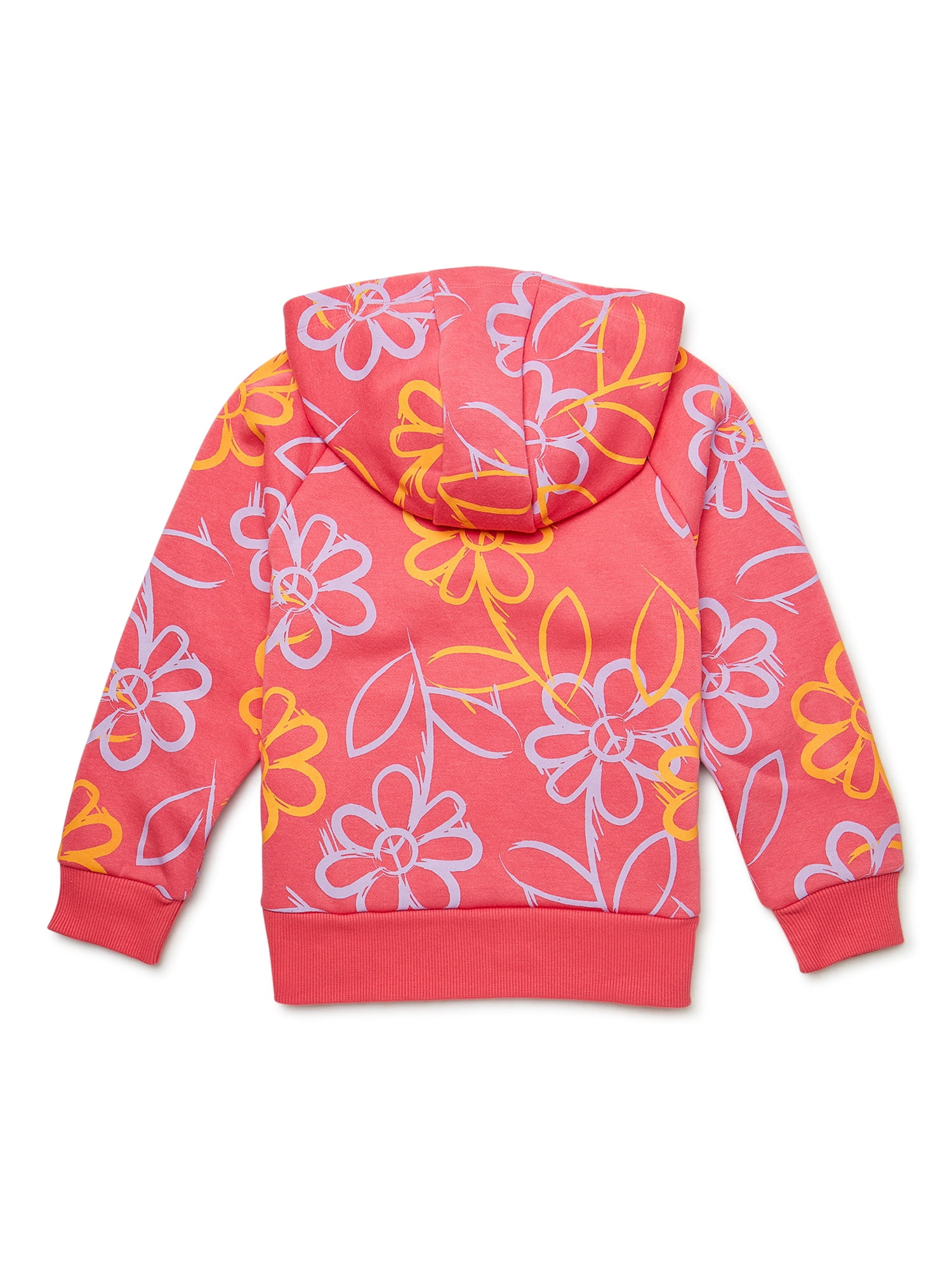 Nik and Leksi Girls Flower Graffiti Sweatshirt, Sizes 4-16