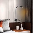 thumbnail image 4 of Lámpara de lectura, luces de cama LED montadas en la pared junto a las lámparas Lámpara de aplique de iluminación nocturna B, 4 of 8