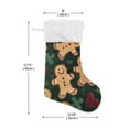 thumbnail image 2 of Gingerbread Men Hearts Christmas Stockings Xmas Stocking for Family Holiday Season Party Decorations, 2 of 8