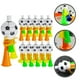 thumbnail image 2 of 20 trompetas de fútbol para aficionados, juguetes para hacer ruido, altavoces de fútbol de tres tonos, 2 of 6