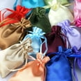 thumbnail image 5 of BalsaCircle 12 Pieces 3" x 4" Silver Satin Favor Bags Party Favors Candy Gift Small Bags, 5 of 5