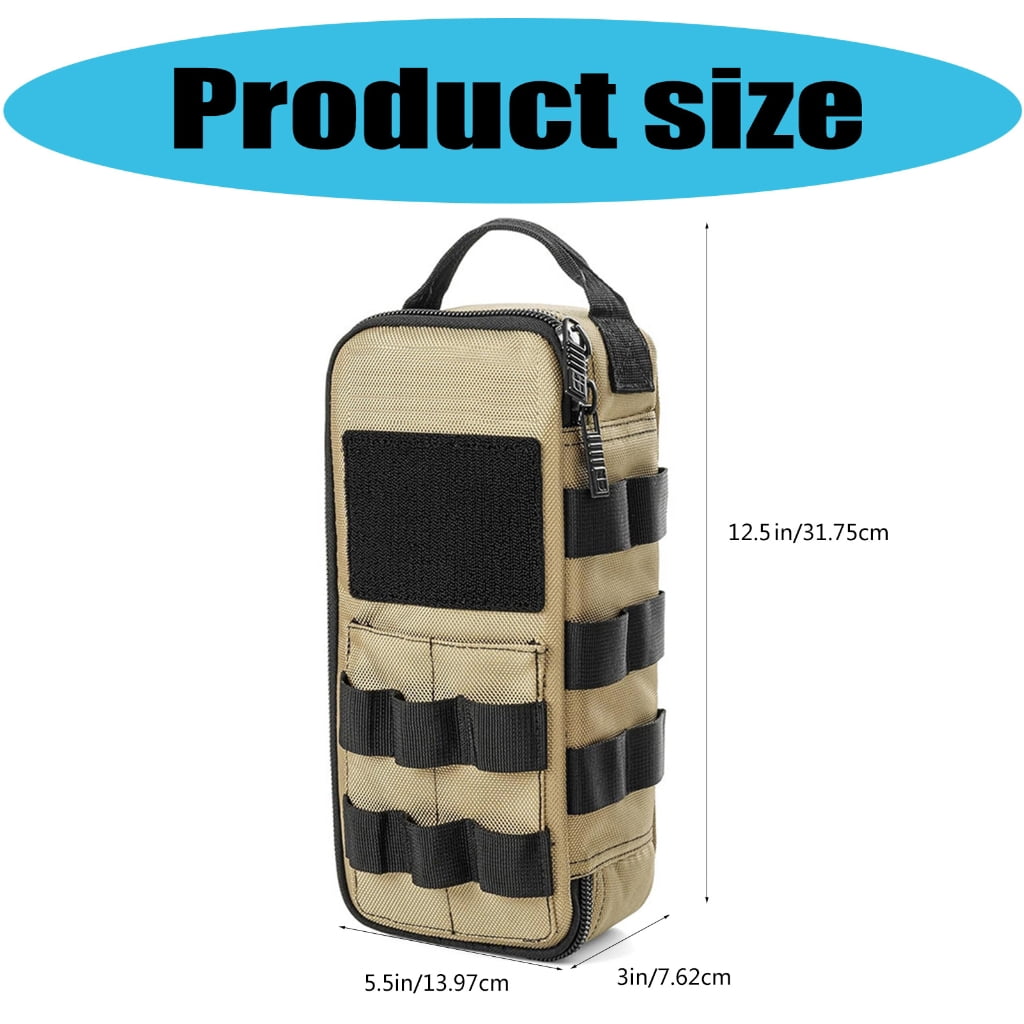 Portable Heavy Duty Tool Bag Pouch Organizer Case Garden Storage Bag for Motorcycle Road Bike with Easy Carry Handle