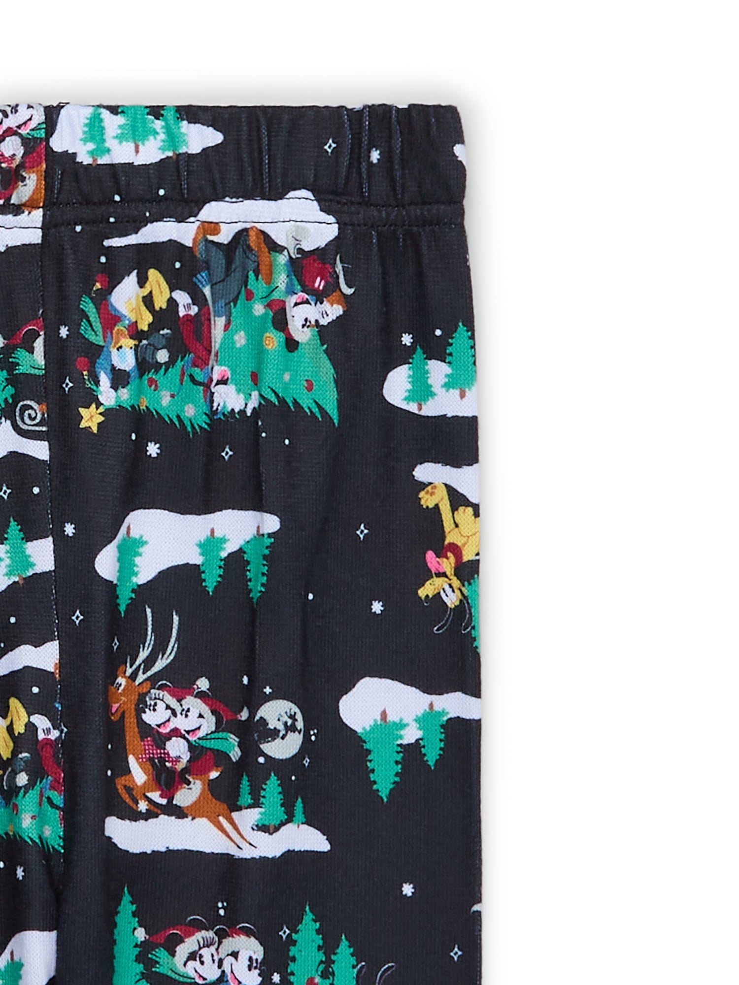 Mickey Mouse and Friends Toddler Boys and Toddler Girls Holiday Pajamas Set, 2-Piece, Sizes 12M-5T