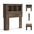 thumbnail image 6 of Signature Design by Ashley Casual Trinell Twin Bookcase Headboard  Brown, 6 of 7
