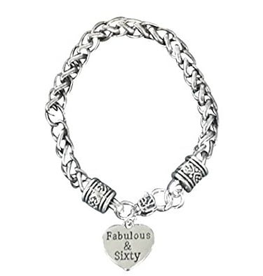 60th Birthday Gifts for Women, 60th Birthday Charm Bracelet, Perfect 60th Birthday Gift Ideas