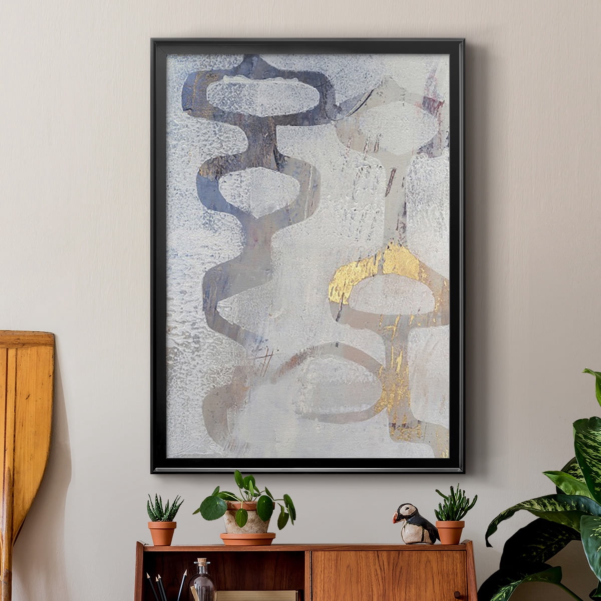 Linx I Premium Framed Print, in Gold, Black, or Silver - Ready to Hang
