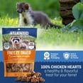 thumbnail image 3 of Freeze Dried Ferret Treats - Resealable Bag of Treats for Small Pets- Ferret Snacks - Single Ingredient Ferret Food With No Preservatives Or Fillers- Small Animals Treats (1oz, chicken Heart), 3 of 6