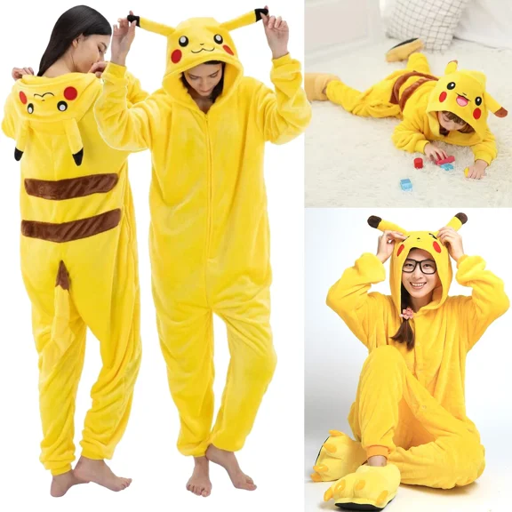 Halloween Christmas Polyester Cartoon One Piece Pajamas Sleepwear Jumpsuit