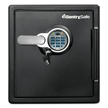 SentrySafe SFW123BSC 1.23 cu. ft. Fire-Safe with Biometric and Keypad Access - Black