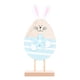 thumbnail image 3 of Adornos de conejo de Pascua, decoración de Pascua, figura de conejo coleccionable Azul, 3 of 9