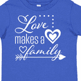 thumbnail image 4 of Inktastic Love Makes a Family- Hearts and Arrow Boys or Girls Toddler T-Shirt, 4 of 5