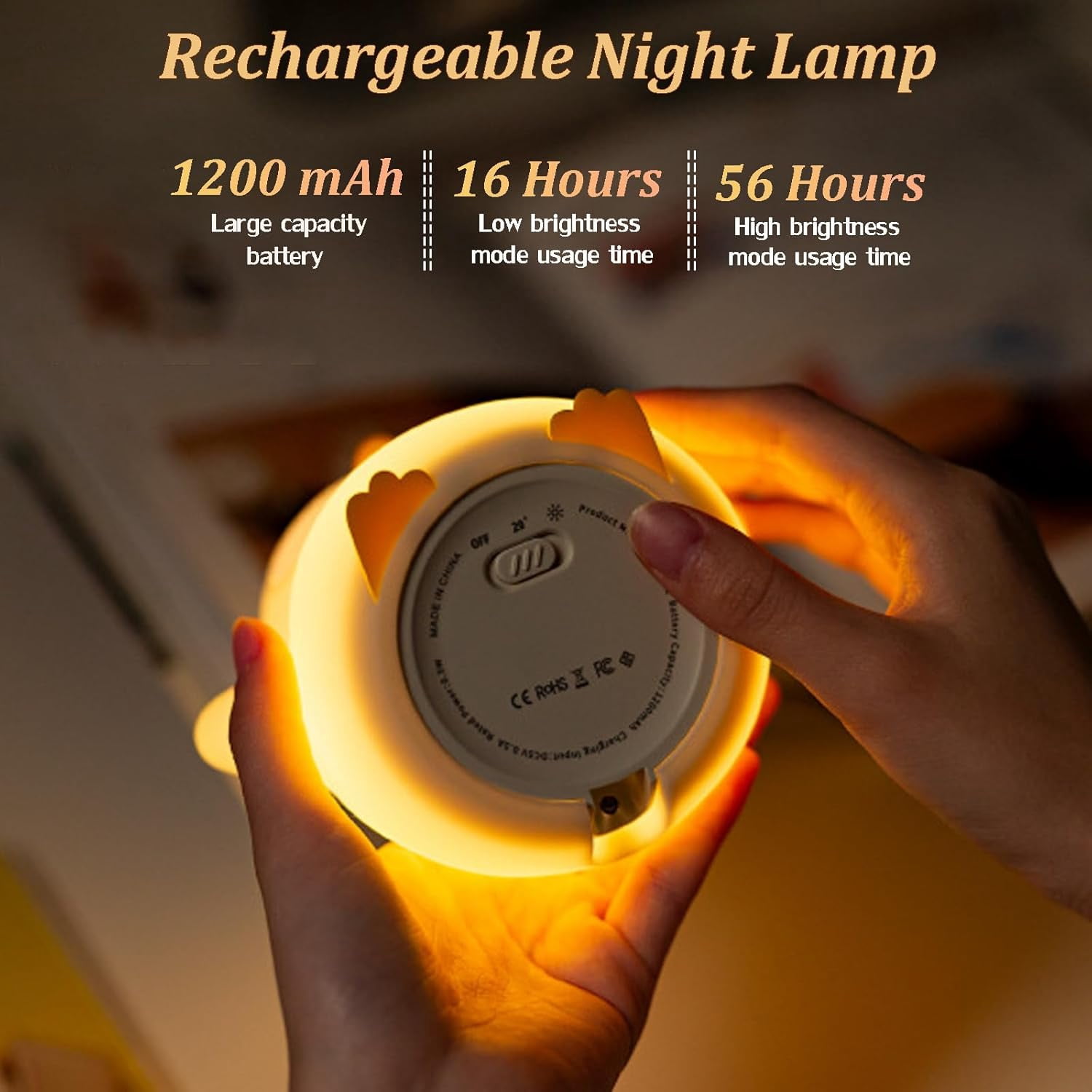Night Light for Kids, Rechargeable Penguin Silicone Night Light with Timer, Dimmable Nursery Night Lamp, Cute Room Decor Gift for Baby Toddlers Boys Girls