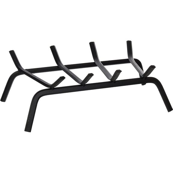 ANHXN  18" Black Wrought Iron Fireplace Grate 15450Tv
