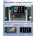 thumbnail image 3 of S Car Stereo Single Din Wireless Carplay&Android Auto 7 Inches Flip out Touchscreen 1 Din Radio with Android Auto Bluetooth Mirror Link FM/AM Radio TF/USB/AUX Rear View Camera, 3 of 7