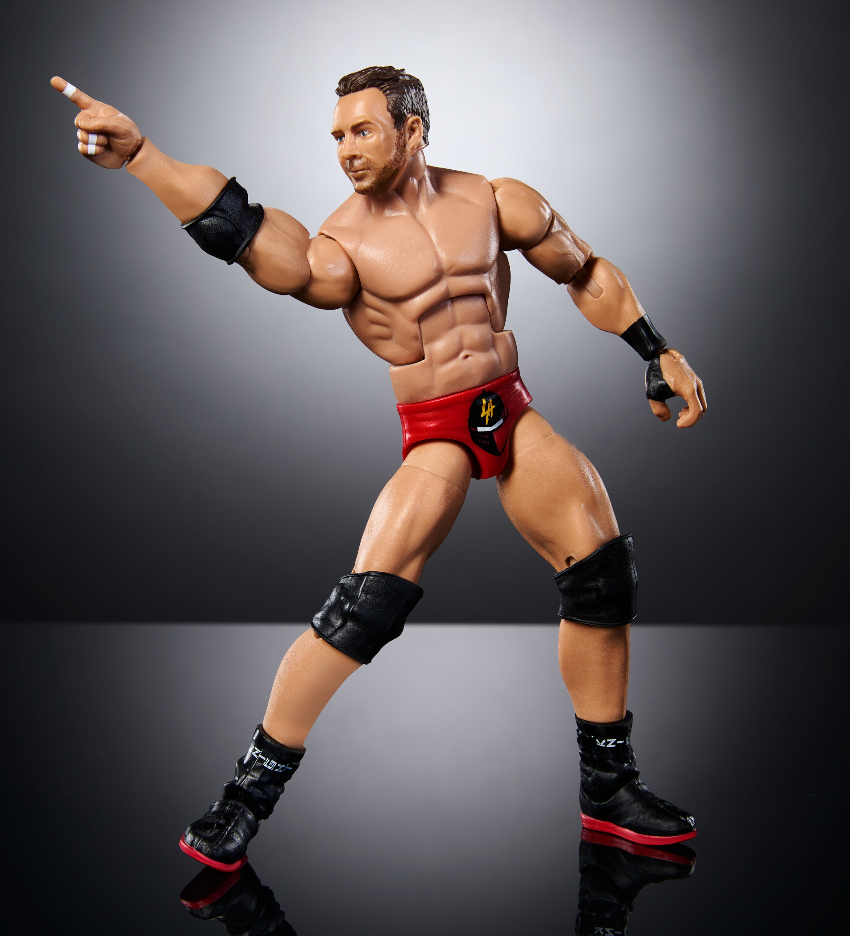 WWE Elite LA Knight Action Figure, 6-inch Collectible Superstar with Articulation & Accessories