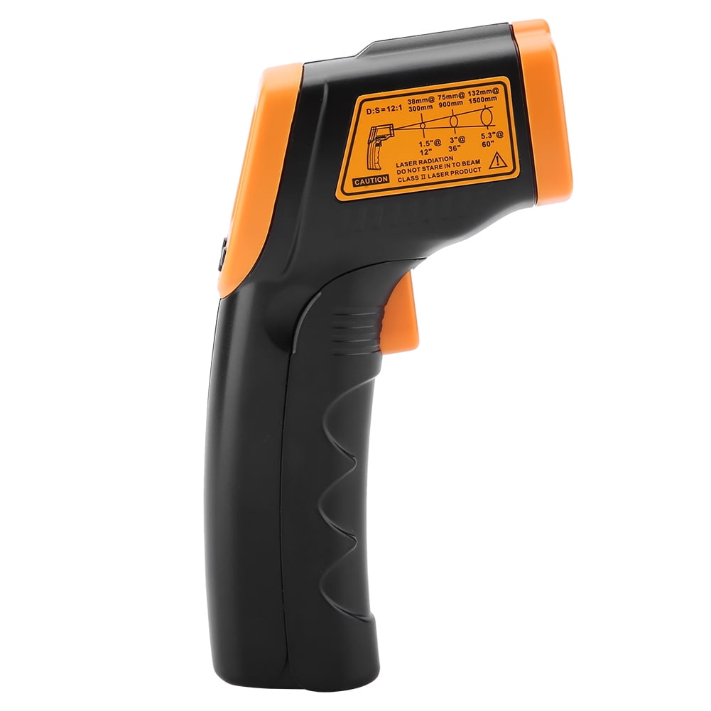 Infrarot Thermometer Pyrometer LCD Laser Temperatur IR Distanz 12:1-50~380℃ Neu
