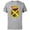 Athletic Heather, variant on X-Men ’97 Animated Series X Logo with Team - Short Sleeve Cotton T-Shirt for Adults - Customized-Black