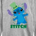 thumbnail image 3 of Disney Lilo & Stitch - St. Patrick's Day - Stitch & Clovers - Toddler & Youth Long Sleeve T-Shirt, 3 of 5
