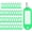 Light Green, variant on 40pcs Plastic Key Tags, Keys Ring Tag Identifier Keychain with Split Labels Window for Luggage ID Name Pet Green
