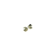 Tandy Leather 58052 Leather 5 Zipper Top Stop Brass 10/pk