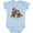 AE-Light Blue, variant on Squirrel Superhero Landing with Acorns Boys or Girls Baby Bodysuit