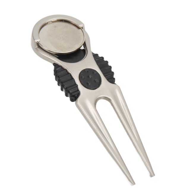Herramienta para Divot de Golf, Marcador Extraíble, Multifuncional, Portátil, de Aleación de Zinc, Accesorio de Reparación