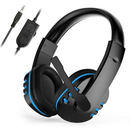 Gaming Headset Mic Electronic Sports Gaming Headset Mic Stereo Surround Headphone for PS4 Xbox One PC Computer Phone ()