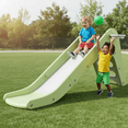 thumbnail image 5 of TLSUNNY 3-in-1 Toddler Slide, with Basketball Hoop, Freestanding Stair Slides Indoor Outdoor Playset for Kids, 5 of 10