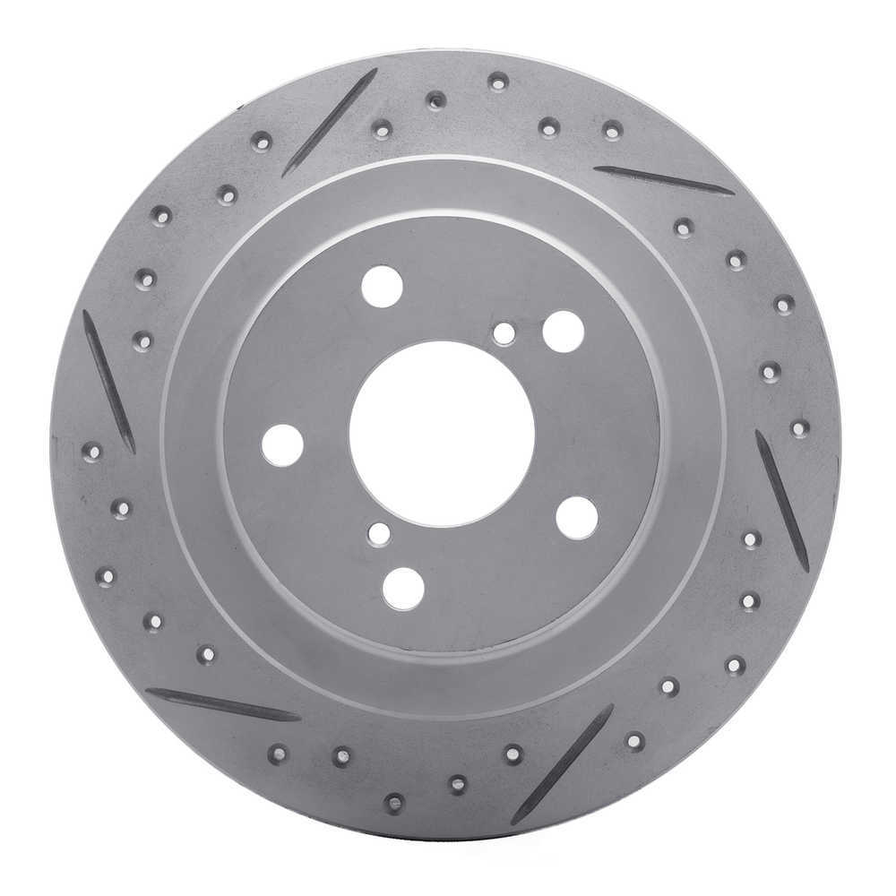 Dynamic Friction Company 830-13008L DFC Geoperformance Rotor - Drilled and Slotted