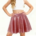 thumbnail image 2 of BOBOGOJP Girls Skorts High Waist Athletic Skirts with Shorts Stretchy Activewear for Teens Kids Performance Tennis Red for Size 12-13 Years, 2 of 4