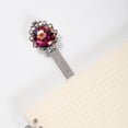 thumbnail image 2 of Petal flowers Vintage Silver Lace-Edged Bookmark: a Gift for Readers and Book Lovers, 2 of 5